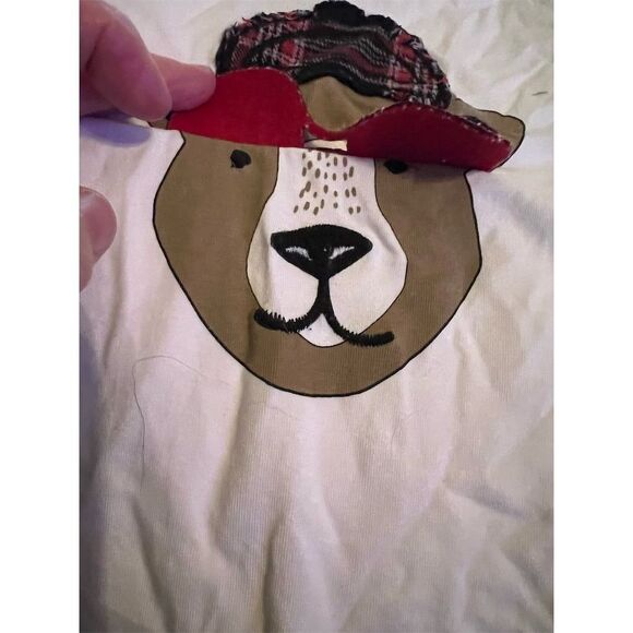 Tommy Bahama Toddler Boys‎ Ivory Hipster Bear Graphic T-Shirt Size 4T - Picture 2 of 11